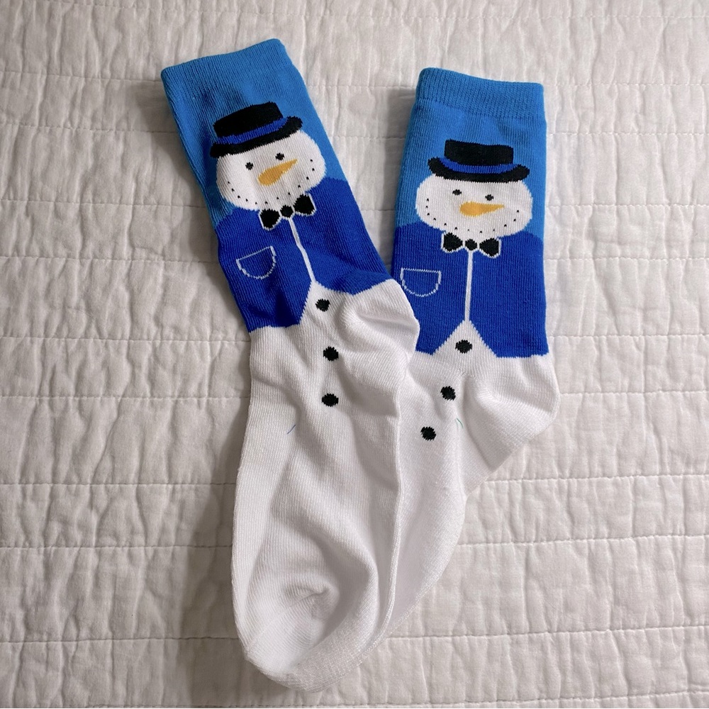 Snowman Christmas Socks!